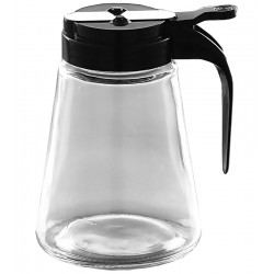 Meleira 250ml Vidro Borossilicato Com Pegador de Plastico Preto